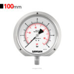 گیج فشار عمودی 6bar سنگان مدل PG18/C فلنج دار