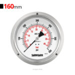 گیج فشار افقی 600psi سنگان مدل PG18/E فلنج‌دار