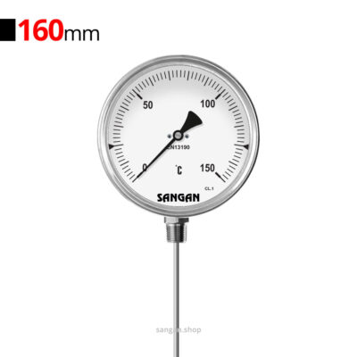 ترمومتر عمودی 150 درجه طول 330 سنگان مدل TB18/A