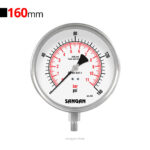 گیج فشار عمودی 160psi سنگان مدل PG18/A دقت 0.5 درصد