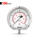 گیج فشار روغنی 16bar سنگان مدل PG18/C فلنج‌دار