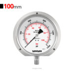 گیج فشار عمودی 1500psi سنگان مدل PG18/C فلنج دار