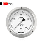 گیج فشار سنگان مدل PG18/E-0/200 psi- 100mm