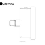 گیج فشار مانوترم مدل MT‑P100ST/J