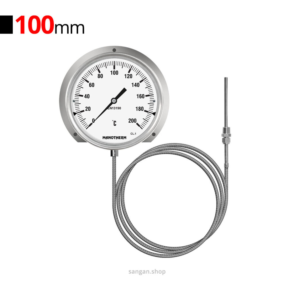 ترمومتر دنباله دار 100 درجه طول 7 متر مانوترم