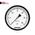 گیج فشار افقی 30psi سنگان مدل PG1/J