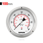 گیج فشار افقی 600psi سنگان مدل PG18/E فلنج‌دار