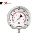 گیج فشار عمودی 400psi سنگان مدل PG18/C فلنج‌دار