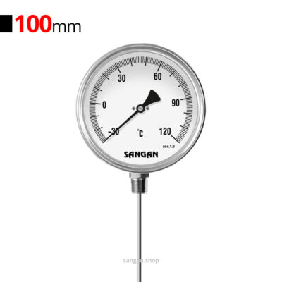 ترمومتر عمودی منفی 30 تا 120 درجه طول 175 سنگان مدل TB18A