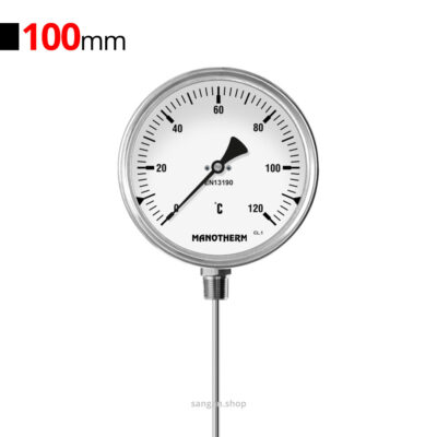 ترمومتر عمودی 120 درجه طول 240 مانوترم