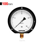 گیج فشار برنجی عمودی 16bar سنگان مدل PG1/C فلنج‌دار