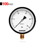 گیج فشار برنجی عمودی 25bar مدل PG1/A سنگان