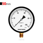 گیج فشار برنجی عمودی 100psi مانوترم