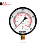 گیج فشار برنجی عمودی 400psi مدل PG1/A سنگان