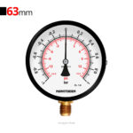 گیج فشار برنجی عمودی 1+1- بار مانوترم
