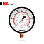 گیج فشار برنجی عمودی 100bar مدل PG1/A سنگان
