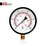 گیج فشار برنجی عمودی 10bar