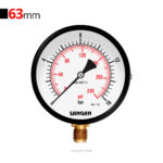 گیج فشار برنجی عمودی 16bar مدل PG1/A سنگان